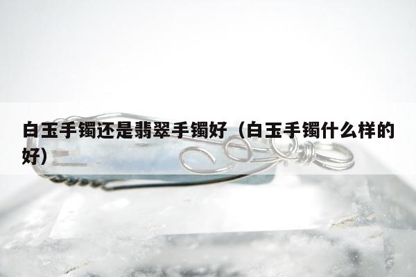 白玉手镯还是翡翠手镯好，白玉手镯什么样的好