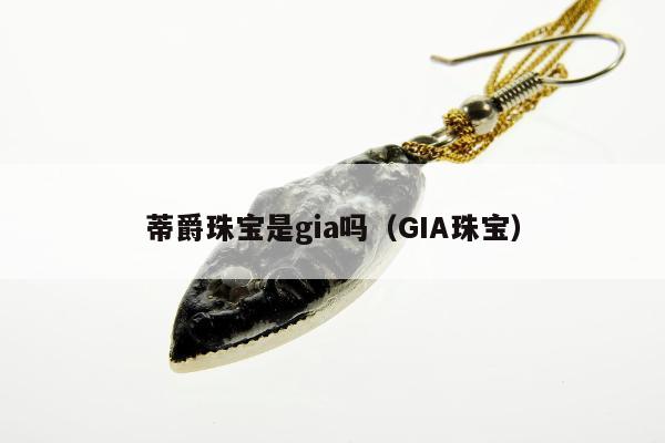 蒂爵珠宝是gia吗，GIA珠宝