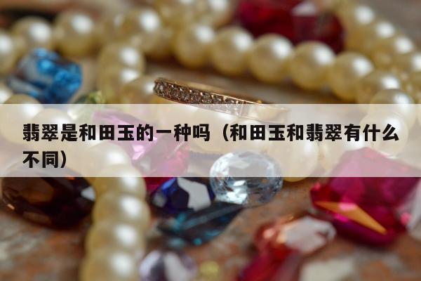 翡翠是和田玉的一种吗，和田玉和翡翠有什么不同