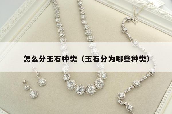 怎么分玉石种类，玉石分为哪些种类