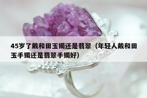5岁了戴和田玉镯还是翡翠，年轻人戴和田玉手镯还是翡翠手镯好"