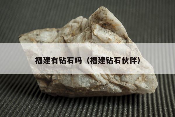 福建有钻石吗，福建钻石伙伴