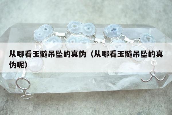 从哪看玉髓吊坠的真伪，从哪看玉髓吊坠的真伪呢