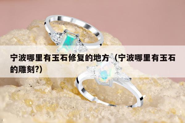 宁波哪里有玉石修复的地方，宁波哪里有玉石的雕刻?