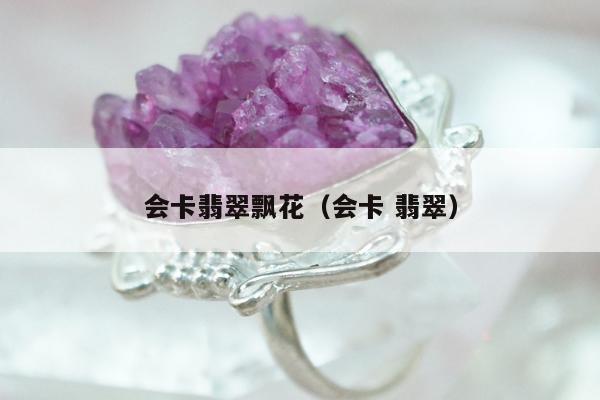 会卡翡翠飘花，会卡 翡翠