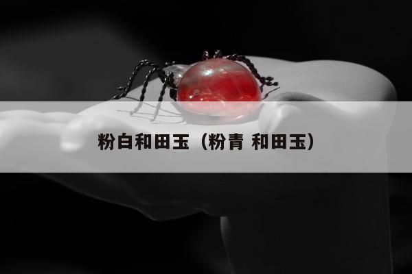 粉白和田玉，粉青 和田玉