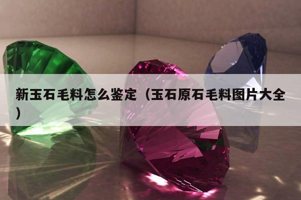 新玉石毛料怎么鉴定，玉石原石毛料图片大全
