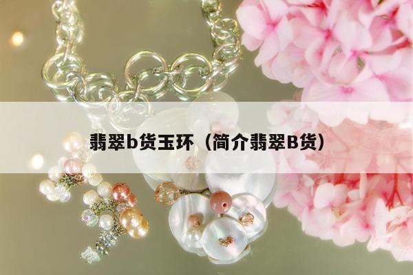翡翠b货玉环，简介翡翠B货