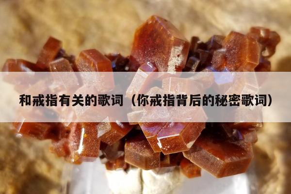 和戒指有关的歌词，你戒指背后的秘密歌词