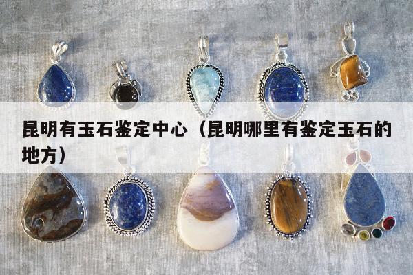 昆明有玉石鉴定中心，昆明哪里有鉴定玉石的地方
