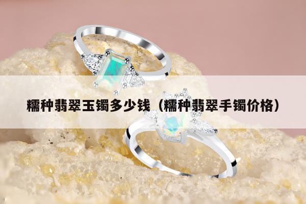 糯种翡翠玉镯多少钱，糯种翡翠手镯价格