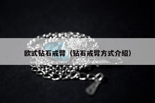欧式钻石戒臂，钻石戒臂方式介绍