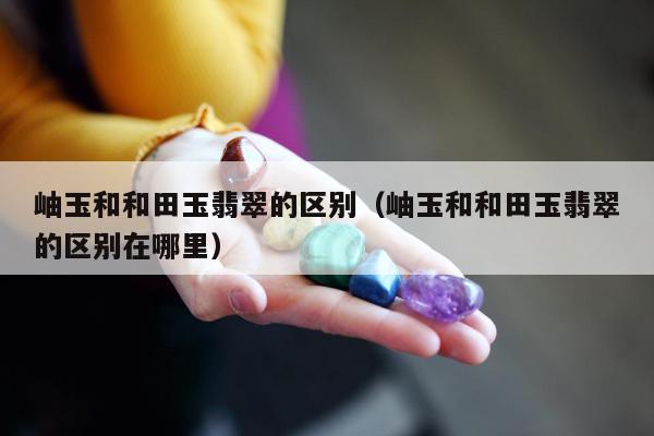 岫玉和和田玉翡翠的区别，岫玉和和田玉翡翠的区别在哪里