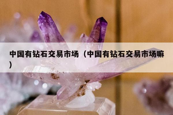 中国有钻石交易市场，中国有钻石交易市场嘛