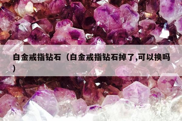 白金戒指钻石，白金戒指钻石掉了,可以换吗