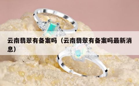 云南翡翠有备案吗，云南翡翠有备案吗最新消息