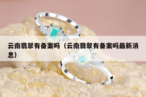 云南翡翠有备案吗，云南翡翠有备案吗最新消息