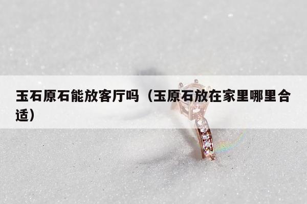 玉石原石能放客厅吗，玉原石放在家里哪里合适