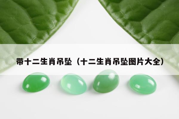 带十二生肖吊坠，十二生肖吊坠图片大全
