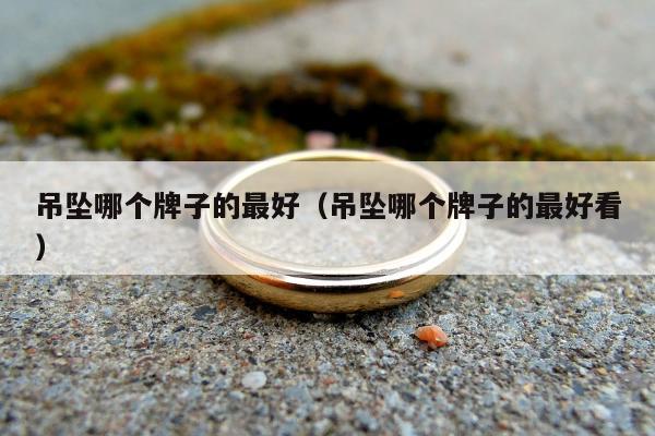 吊坠哪个牌子的最好，吊坠哪个牌子的最好看