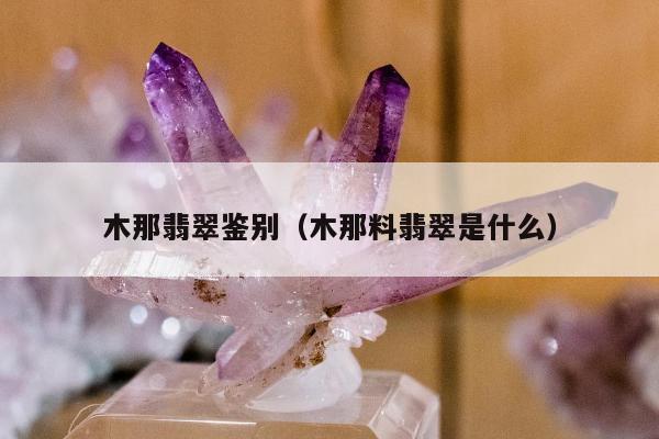 木那翡翠鉴别，木那料翡翠是什么