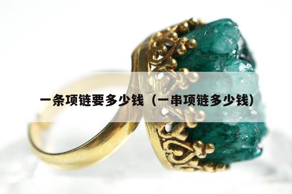 一条项链要多少钱，一串项链多少钱