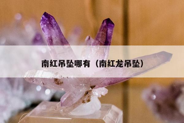 南红吊坠哪有，南红龙吊坠