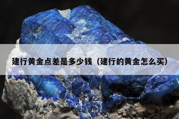 建行黄金点差是多少钱，建行的黄金怎么买
