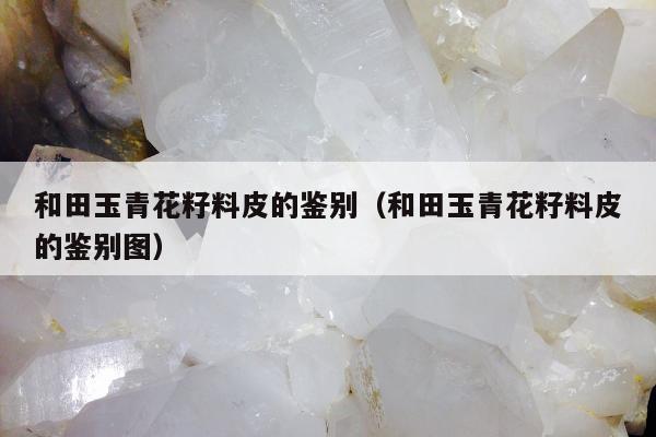 和田玉青花籽料皮的鉴别，和田玉青花籽料皮的鉴别图