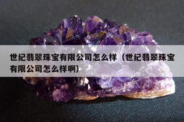 世纪翡翠珠宝有限公司怎么样，世纪翡翠珠宝有限公司怎么样啊