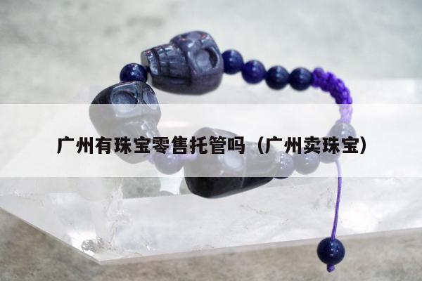 广州有珠宝零售托管吗，广州卖珠宝