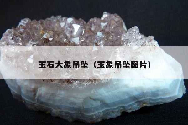 玉石大象吊坠，玉象吊坠图片