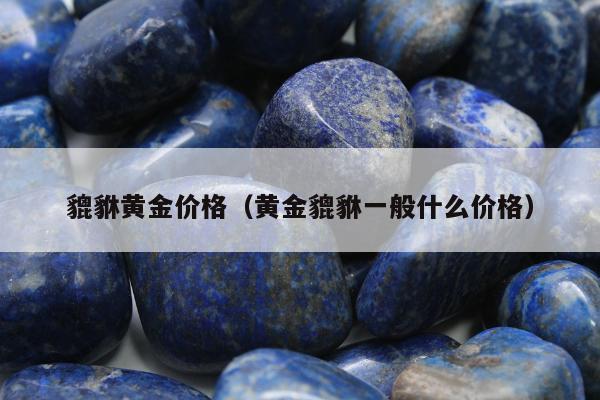 貔貅黄金价格，黄金貔貅一般什么价格