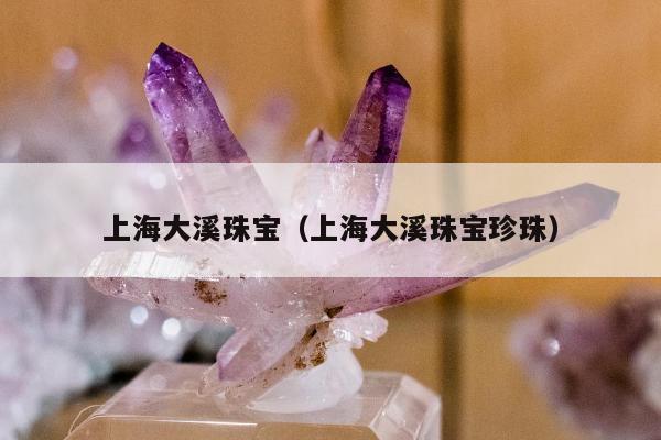 上海大溪珠宝，上海大溪珠宝珍珠