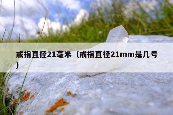 戒指直径21毫米，戒指直径21mm是几号