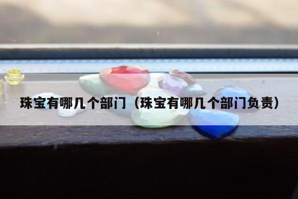 珠宝有哪几个部门，珠宝有哪几个部门负责