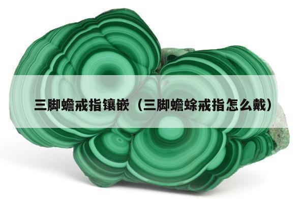 三脚蟾戒指镶嵌，三脚蟾蜍戒指怎么戴