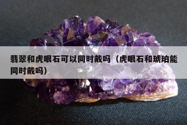 翡翠和虎眼石可以同时戴吗，虎眼石和琥珀能同时戴吗