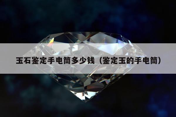 玉石鉴定手电筒多少钱，鉴定玉的手电筒