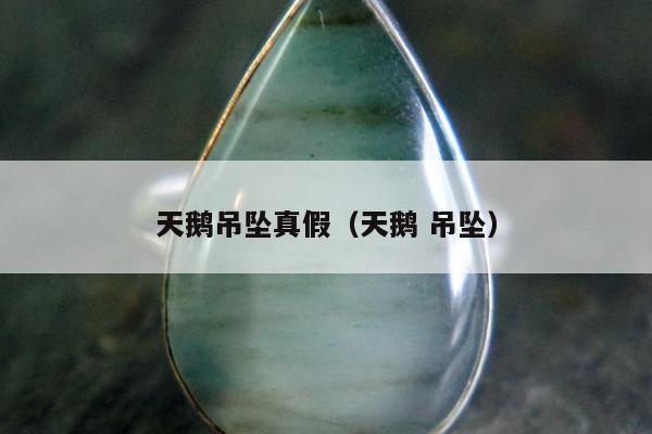天鹅吊坠真假，天鹅 吊坠