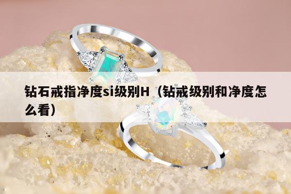 钻石戒指净度si级别H，钻戒级别和净度怎么看