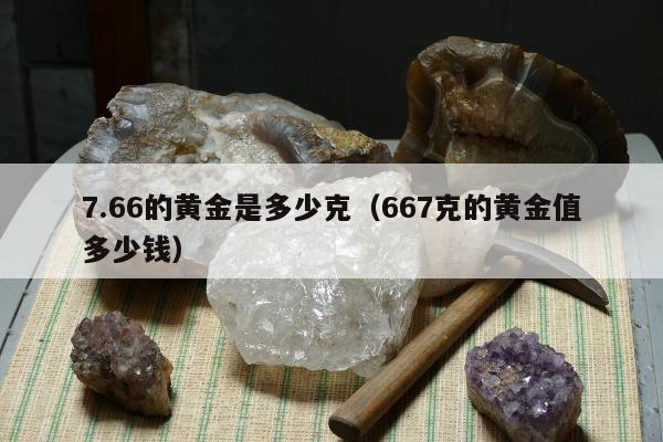 .66的黄金是多少克，667克的黄金值多少钱"