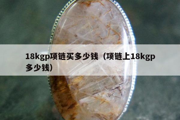 8kgp项链买多少钱，项链上18kgp多少钱"