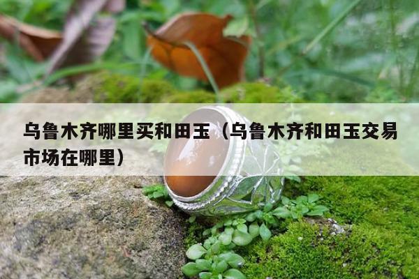 乌鲁木齐哪里买和田玉，乌鲁木齐和田玉交易市场在哪里