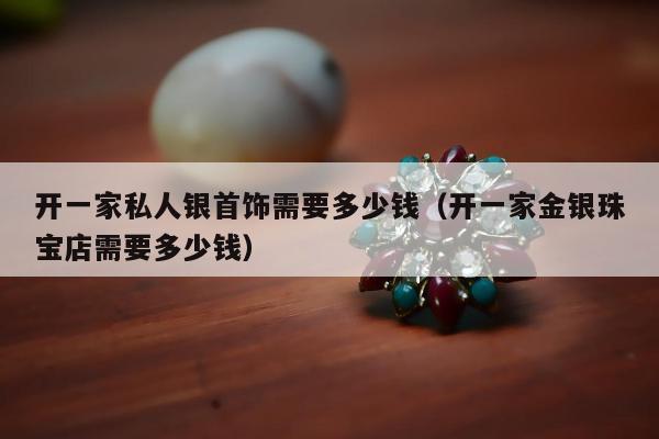 开一家私人银首饰需要多少钱，开一家金银珠宝店需要多少钱