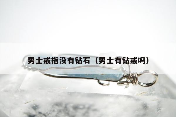 男士戒指没有钻石，男士有钻戒吗