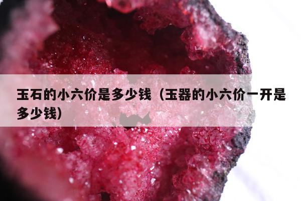 玉石的小六价是多少钱，玉器的小六价一开是多少钱