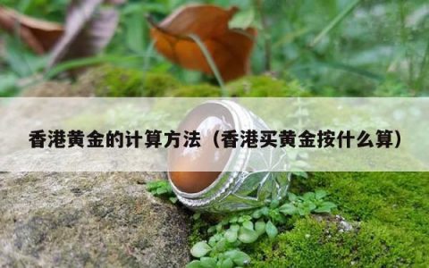 香港黄金的计算方法 香港买黄金按什么算