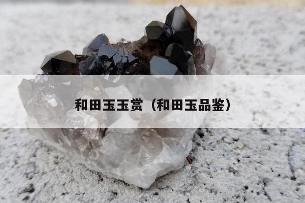 和田玉玉赏 和田玉品鉴