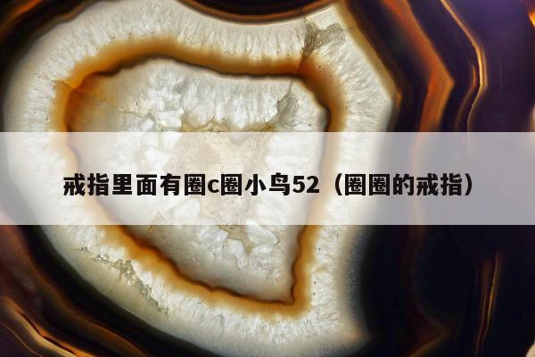 戒指里面有圈c圈小鸟52 圈圈的戒指